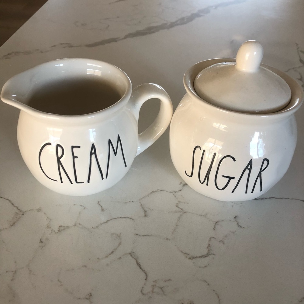 Rae Dunn sugar and cream